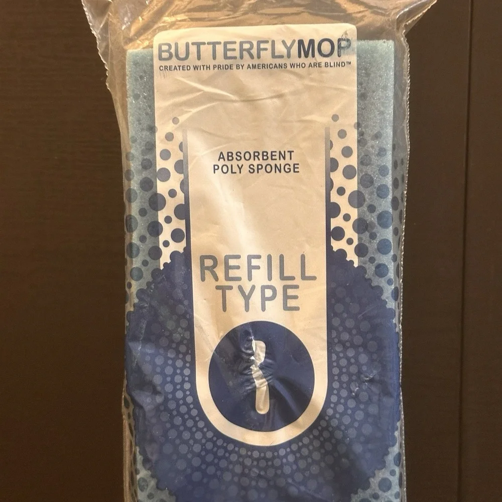 Butterfly Sponge Mop Refill: Absorbent Poly Sponge, Type L